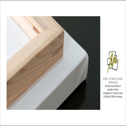 Monalisa 24x36 Inch Pre-Stretched Triple Primed White Canvas LT-W